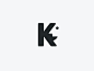 字母 K 的创意LOGO设计 ​​​​
