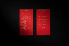 chinese new year graphic design  greeting card 新年 虎年 賀卡
