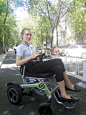 爱尔威airwheel h3s-h3t电动折叠轮椅-5