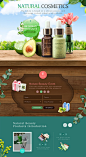 春季高端化妆品网页PSD模板Spring cosmetics web PSD template#tiw272a3604 :  