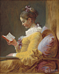 读书女孩 - The Reader——让·奥诺雷·弗拉戈纳尔 - Jean-Honoré Fragonard