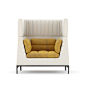 椅世界-Haven sofa 高靠背私密会客接待时尚现代简约创意办公沙发-淘宝网