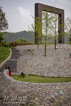 陈耳东22采集到B 植物设计意向图--高差处理（山地、台阶）