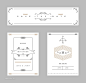 欧式几何图案底纹花纹边框卡片
