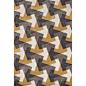 Draw admiring looks when you place this beautiful hand-tufted area rug in your home. With a lasting polyester construction, this gold-and-gray rug is easy to clean, so you always enjoy a vibrant design.: 