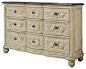 American Drew Jessica McClintock Boutique Dresser in White Veil traditional-dressers