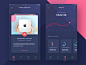 #APP设计#  #设计秀# Paperpillar - Dribbble   Paperpillar是Dribbble上有名的“印尼帮”，用色柔和，视觉层次丰富，内容结构清晰。 ​​​​ 小编@大丁丁少女猫大力 ​​​​