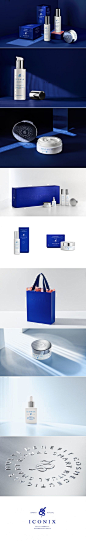 Iconix Skincare Comes With Striking Blue Packaging — The Dieline | Packaging & Branding Design & Innovation News