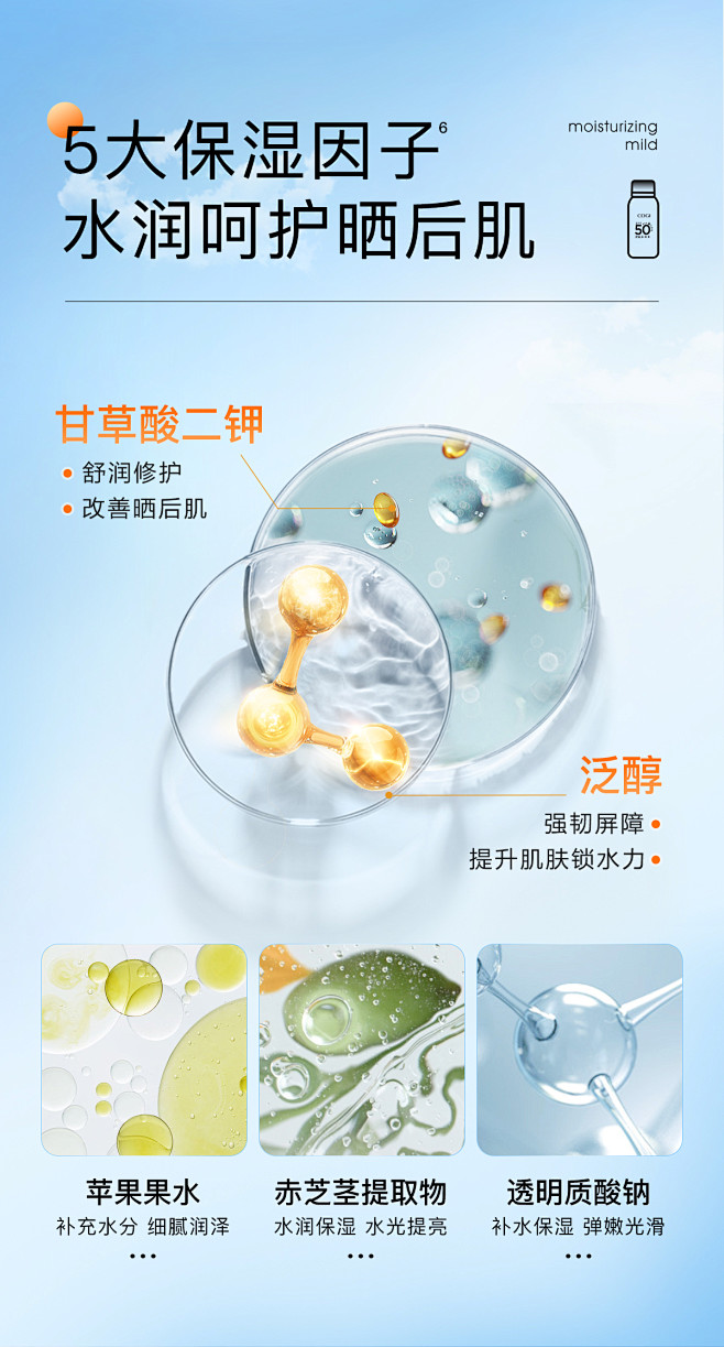 【王俊凯同款】高姿温和防晒慕斯女面部隔离...