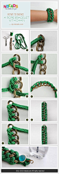 用一根绳子DIY一条手链