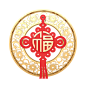 c4d中式福字装饰