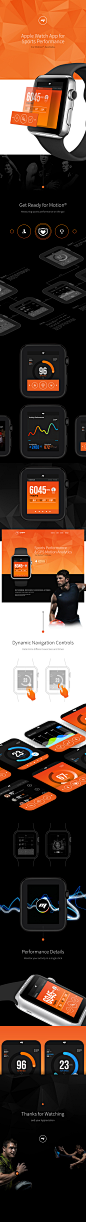 Sports Performance : Apple Watch - Motion - Sports PerformanceThis is a UX/UI concept only.