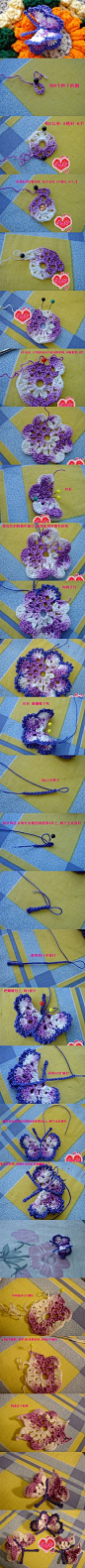 DIY 3D Crochet Butterfly