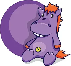 柔软的玩具微笑河马图片下载