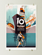 riccardoguasco : Poster limited edition 150pz for 10 years to Metropol Kurier. Basel Riccardo Guasco 2014