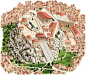 雅典卫城的西面复原图