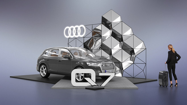 AUDI Q7 podium