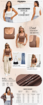 Zeagoo Women's Double Lined Square Neck Tank Top Sleeveless Basic Crop Tops Trendy Y2K Going Out Tops