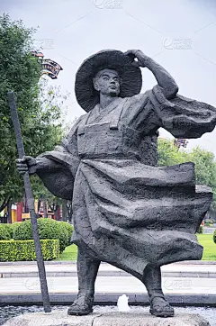 中国古代旅行家唐代塑像西安