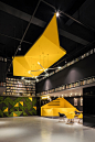 005-Cinema of Vitality in Yellow Origami - Baichuan International Cinema By UM DESIGN