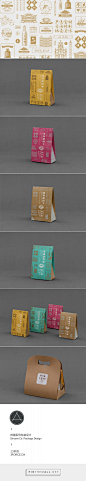 Pork Products Packaging Design by 3Force 三研設 Xiamen, China 新四海肉脯系列包裝 on Behance for Sincere Co. PD: 