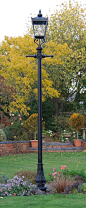 Garden lamp post, just like the one in ' The Lion, the Witch and the Wardrobe ' I love how it looks at night and in the snow