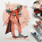 Photo shared by Sibylline Meynet on February 01, 2021 tagging @vansgirls, @holbein_art, and @cansonpaper. May be an illustration.
