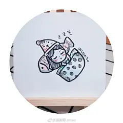 【手绘】人物头像简笔画：每一天都值得奋斗加油!#get√# ​​​​