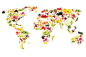 食物世界地图