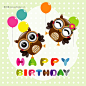 Happy Birthday 生日快乐 庆祝 卡通生日背景 卡通生日贺卡 #矢量素材# ★★★http://www.sucaifengbao.com/vector/shijie/
