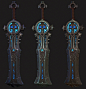 Wow weapon PBR, Leslie Van den Broeck : This was a personal weekend project i did to try out some stylized pbr.
i referenced a World of warcraft weapon (based on concept by Ryan Metcalf and handpainted Wow version by Calvin Boice )