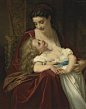 Hugues+Merle+-+Maternal+Affection_+1867.png (680×865)