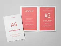 A6精致邀请函贺卡模型/折页样机A6 Portrait Greeting Card Invitation Mockup Set 2-设计口袋