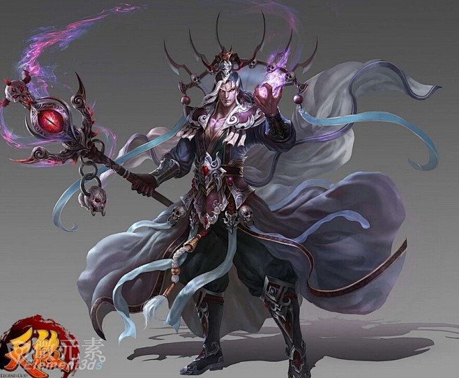 新提醒原画参考资料写实中国风游戏原画男角色设计服装cg设定素材东方