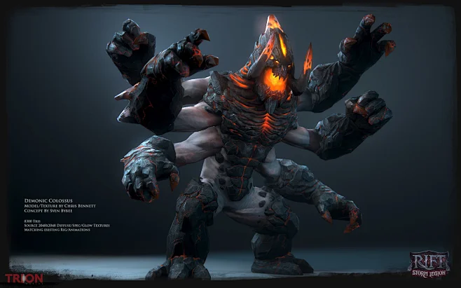 Demonic Colossus, Chris Bennett : Demonic Colossus by Chris Bennett on ...