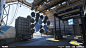 Construction and set dressing of solar panel warehouse - detail, polish and optimization