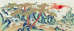 韩国民间绘画大赛 - 韩惠京 - 十名长寿学生