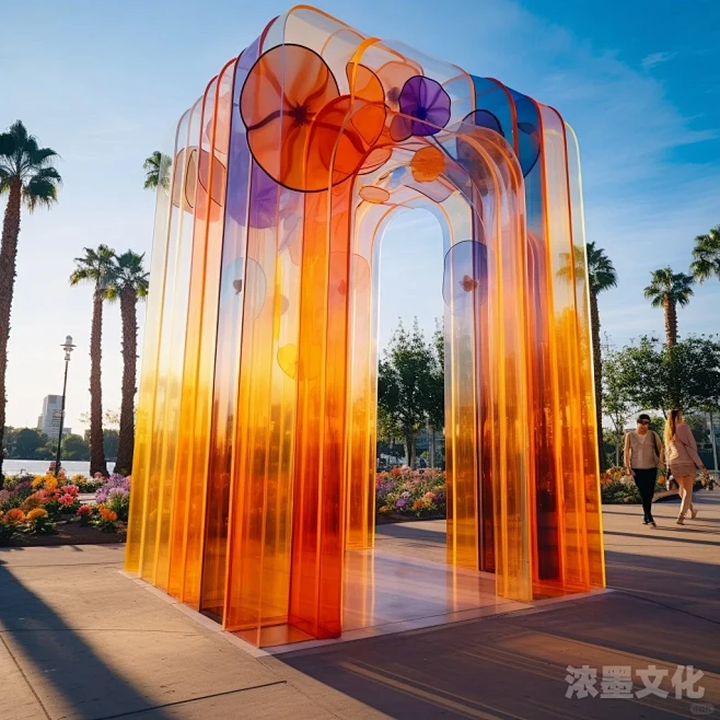 商业街美陈，商场外景观——创意拱门