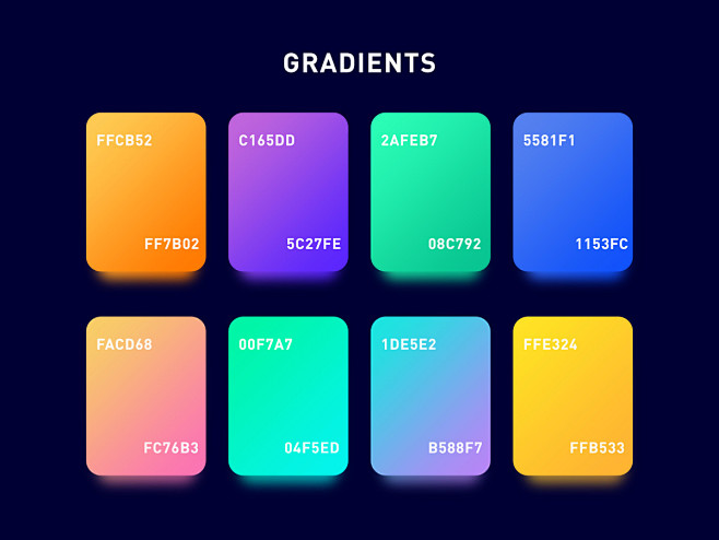 Gradient Palettes :