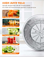 Amazon.com: Juice Extractor, Bextcok Centrifugal Juicer Machines Ultra Fast Extract Various Fruit and Vegetable Electric Juice Extractor with 3" Large Feed Chute BPA Free Easy Clean for Orange Celery Carrot: Home & Kitchen