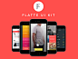 Flatte UI套件1000 ++ UI元素的XDUI设计作品app界面个人中心首页素材资源模板下载