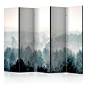 Ebern Designs The decorative room divider is a kind of a special gem in any modern interior. Made out of solid wood and printed on both sides - this feature does not only separate the space in a very discrete manner but also serves as an amazing piece of 