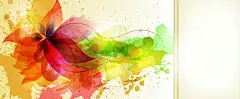 泼溅彩墨横幅矢量图高清素材 中国风 唯美 抽象花朵 旗帜 条幅 泼墨 泼溅彩墨横幅 海报banner 炫彩墨迹 花卉 矢量图 背景 设计图片 免费下载
