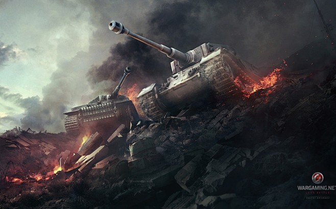 福利放送：几张威武霸气的坦克世界原画
