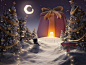 Snowman's Christmas on Behance_背景-圣诞 _急急如率令-B33572226B- -P875884014P- _T20191216  _创意加合成