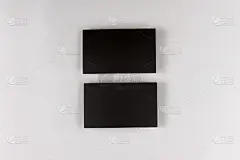 空白名片上的灯光背景。模拟设计和品牌标识。