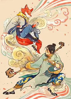 清华毕业的她，在纸上画“野生神仙”，这唯美水墨画引无数人点赞_白蝉