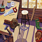 Tool+Shed_70x70cm+.2016.+oils.£3,400