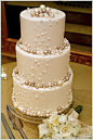 珍珠华丽#婚礼蛋糕#，白色玫瑰#手捧花# - 微幸福 - 幸福婚嫁网