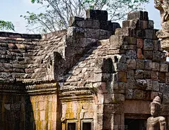 建筑细节:Phanom Rung历史公园，泰国